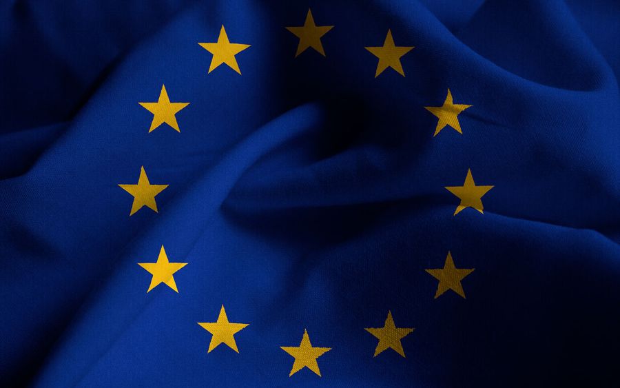 Foto bandera unión europea